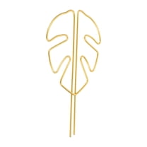 Masteelf Hemoton Reusable 1 Set Plant Growth Stand Modern Monstera Leaf Shaped Support Stake for Indoor and Outdoor Plants