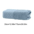 thumbnail image 3 of 29.5x12.9in Cotton Bath Towel - Oversized Soft Absorbent Towel for Shower Spa(Green), 3 of 6