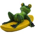 thumbnail image 1 of Estatua de ranas flotantes brillar adorno de rana flotante resina decoración de estanques de jardín 16x15x11cm, 1 of 5