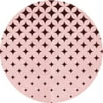 thumbnail image 1 of Ahgly Company Machine Washable Indoor Round Transitional Pink Bubble Gum Pink Area Rugs, 5' Round, 1 of 7