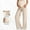 Beige, variant on Maternity Pants for Work Wide Leg Pants Woman with Elastic Waistband High-Waist Fleece-Lined Winter Pants for Pregnant Women Straight Leg Breathable Belly Support Maternity Clothes