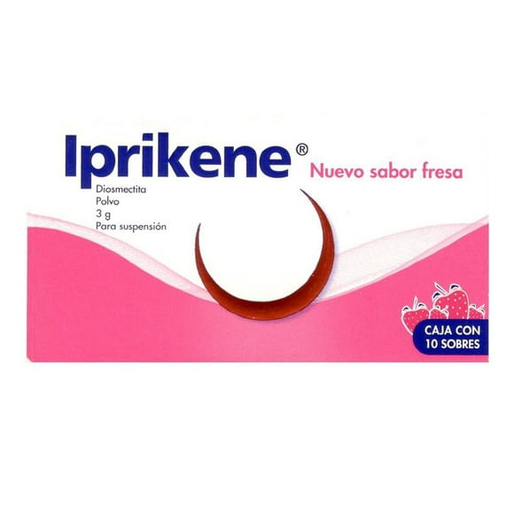 Iprikene 3 g polvo para suspensión sabor fresa 10 sobres