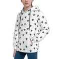 thumbnail image 2 of KLL Unisex Kids Boys Girls Hooded Pocket Pullover Hoodies-Turtle, 2 of 5