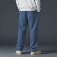 thumbnail image 4 of GINGTTO Men's Baggy Sweatpants French Terry Jogger Adjustable Cuffs Athletic Pants, 4 of 7