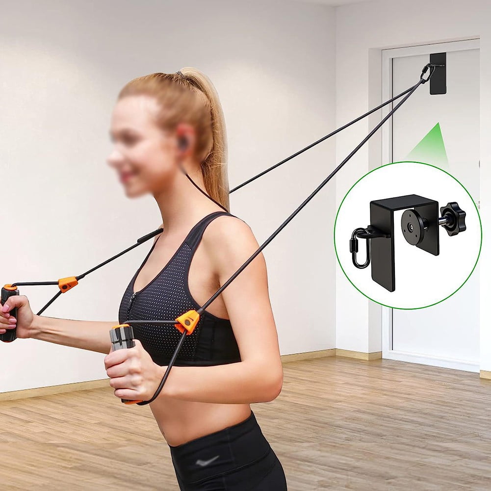Door Mount Anchors For Resistance Bands Space Saving Workout Hooks For Home Gym Fangkenuo