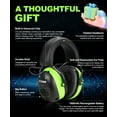 thumbnail image 5 of ZOHAN EM037 Bluetooth Hearing Protection, NRR 25dB Noise Reduction Ear Protection with 1500mAh Rechargeable Battery, Headphones with 40H playtime for Mowing, Snowblowing, Construction,Workshops, 5 of 7