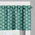 thumbnail image 3 of Ambesonne Abstract Window Valance, Retro Triangles, 54" X 12", Blue Teal Pale Green, 3 of 5