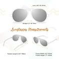 thumbnail image 5 of Toddler Baby Aviator Sunglasses for Boys Girls Kids Age 0-4 Shatterproof Rubberized Frame UV400, 5 of 5