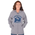 thumbnail image 4 of Betty Boop Connecticut State Outline Zip Hoodie Sweatshirt Women Brisco Brands S, 4 of 6