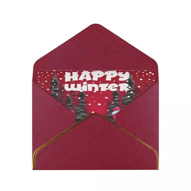 Feliz Navidad 7 tarjeta de felicitación impresión jardín conveniente respetuoso con el medio ambiente