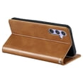 thumbnail image 4 of Classic PU Leather Flip Case for Samsung Galaxy A54 5G, Wallet Case with Card Slots & Cash Pocket Kickstand Wrist Strap Full Body Protection Folio Cover for Samsung Galaxy A54 5G, Brown, 4 of 7