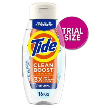 Tide Clean Boost Fabric Softener Rinse, Removes Odors and Residues, Original Scent, 16 fl oz