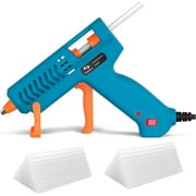 Tilswall 50 Watt Hot Melt Glue Gun with 20 PCS (3.95'' x 0.27") Glue Sticks Heat Up Quickly Mini Melt Gun Electric for Art Crafts School, Sealing, DIY, Home Repairs, Card, Glass