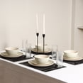 thumbnail image 3 of Stone Lain Dua 32-Piece Dinnerware Set, Stoneware, Borosilicate Glass, Service for 8, White, 3 of 6