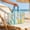 Blue-BU, variant on Clear Beach Bag Travel Essentials PVC Tote Waterproof for Swimming Pool Travel Shopping 14.17x9.84x5.51in