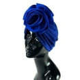 thumbnail image 5 of iHPH7 Hair Turban Turbans for Women Hair Scarf Chemo Hats for Women Head Wraps for Black Women, Blue One Size, 5 of 7
