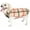 Khaki, variant on Pet Life ® 'Allegiance' Classical Insulated Plaid Fashion Dog Jacket