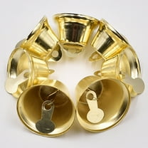 LYINGF Small Brass Bells for Crafting and Decor - Multi-Purpose Bells for Wind Chimes, Dog Training, and Wedding Decor, Gentle Audible Alert for Doors and Events