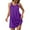 Purple, variant on SHINE UP Summer Swimsuit Cover Up for Women Swimwear Black Halter Dress Loose Casual Cover Ups Bathing Suit