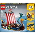 thumbnail image 2 of Set LEGO Creator Barco Vikingo y Serpiente Midgard 31132, 2 of 4