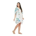 thumbnail image 4 of Gypsie Blu Women Short Kaftan Plus Size Summer Cover Up Tunic Beach Dress Casual Wear Mini Caftan Womens Dresses Online, 4 of 7