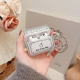 thumbnail image 4 of For AirPods 3rd Gen 2021/1/2/Pro 2 case，Shockproof Simple sign TPU Case Cover With Ring, 4 of 5