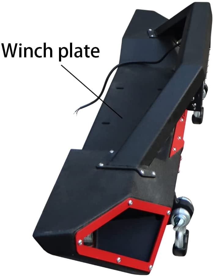 Vijay Front Bumper for 2007-2024 Jeep Wrangler JK/JL with Winch Plate and Lights and D-Rings