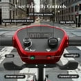 thumbnail image 3 of 15 Miles Long Range 4 Wheels Mobility Scooter for Adults&Seniors-Lightweight Fully Automatic Folding Scooter, 46lbs with 350W Powered Electric Wheelchair,Lithium Battery, Airline-Approved,Red, 3 of 8