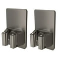 thumbnail image 2 of 2PCS Mop Clip Wall Hanging Bathroom Stainless Steel Fixed Hanging Rack Multifunctional Wall Hook 2ml, 2 of 4