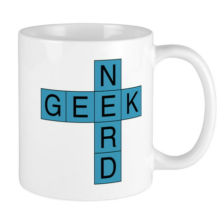 

CafePress - Geek Nerd Crosswords - Ceramic Coffee Tea Novelty Mug Cup 11 oz