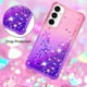 thumbnail image 4 of Funda para Samsung Galaxy A55 5G Transparente con Brillos Carcasa Protectora Antigolpes con Glitter Brillante, 4 of 5