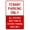 Warning Sign 3, variant on Tent Field No Dog Walking Sign 8"x12" - Rules Security Metal for Campground, Outdoor Indoor Road Yard Garage Home Business Street Wall