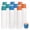 1200, variant on 600 Pack 3 Oz Disposable Paper Cups, Orange Blue Green, For Mouthwash, Parties, Picnics, Travel