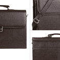 thumbnail image 4 of Lulumm Portafolio para Hombre en Piel Auténtica, Maletín Ejecutivo, Portafolio de Cuero con Llave, Hecho en México, Bolso de Hombro para Negocios, Oficina y Viajes, Tamaño Oficio 7441, 4 of 7