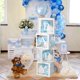 thumbnail image 2 of Caja transparente de globos con letras, decoración para fiesta de cumpleaños, boda, revelación de género, 1er cumpleaños, niño y niña, 2 of 4