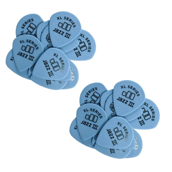 Dunlop Guitar Picks  Jazz III XL  24 Pack  1.0 MM  Light (498P1.0)