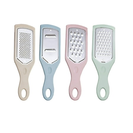 

HEMOTON 4Pcs Kitchen Graters Carrot Scrapers Potato Graters Kitchen Gagdets for Home (Assorted Color)