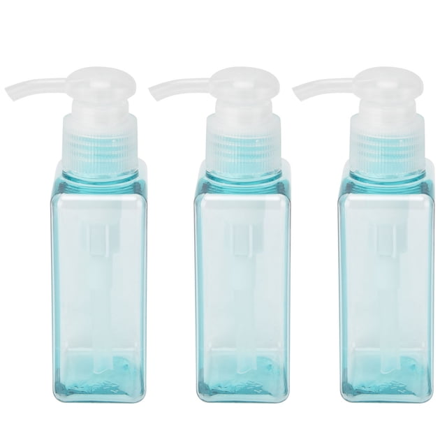 Contenedores de viaje BuyWeek 3 botellas con bomba de 100 ml