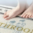 thumbnail image 2 of facefd Floor Rug Soft Indoor Decor Wide Applications for Kitchen Doorway Bedroom Bathroom Oval, 2 of 9