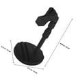 thumbnail image 2 of HIAKDOFT Adjustable Black Nail Lamp Stand with Stable Base and Handheld Rotation, 2 of 8