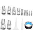 thumbnail image 4 of OULII 17Pcs Stainless Steel Caulking Tool Kit for Sealing Uneven Surfaces in Home Improvement, 4 of 8