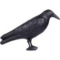 thumbnail image 2 of 1 Uds. Cuervo, espantapájaros de plástico negro, repelente de palomas para jardín, repelente de aves, antipalomas para defensa de balcón, palomas, gorriones, antipájaros, espantapájaros, 2 of 5