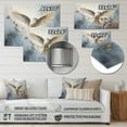 thumbnail image 4 of Designart "Elegant Feathers III" Animals Bird Metal Wall Art Prints, 4 of 5