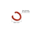 thumbnail image 2 of Unique Bargains Open Jump Rings, 8mm Colorful O-ring Connectors for DIY Crafts Jewelry Making, Red, 200Pcs, 2 of 5