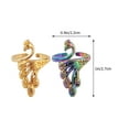 thumbnail image 2 of 10Pcs Metal Crochet Rings Finger Rings Delicate Knitting Thimbles Braided Knitting Rings, 2 of 8