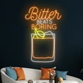 thumbnail image 5 of Handmadetneonsign Bitter Beats Boring Negroni Led Sign, Negroni Neon Light, Negroni Neon Sign, 5 of 5