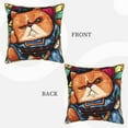 thumbnail image 3 of ZNDUO Throw Pillow, 16"x16" Bed Pillow and Couch Pillows - Indoor Decorative Pillows，Cat Case Throw Pillow, 3 of 8