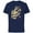 Navy, variant on Disney PIXAR Lightyear Emperor Zurg Silhouette - Short Sleeve Cotton T-Shirt for Adults - Customized-Black