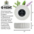 thumbnail image 6 of Kent SB2 Shaving Soap Puck Shaving Soap Refill for Men for Shaving Soap Bowl use with Shaving Brush for Men. Luxury Shave Barber Soap Made with Extracts of Lavender, Pine, and Clove. Made in England, 6 of 7