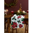 thumbnail image 4 of Red Berries Flowers Table Runner Country Wedding Decoration Tablecloth Hotel Dining Table Kitchens, 4 of 5